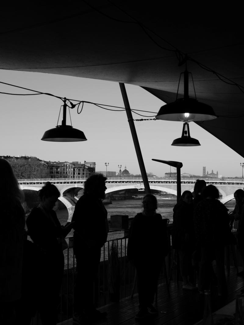 Vue du Bistro garonne