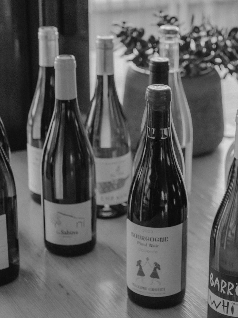 Bouteille de vin du bistro